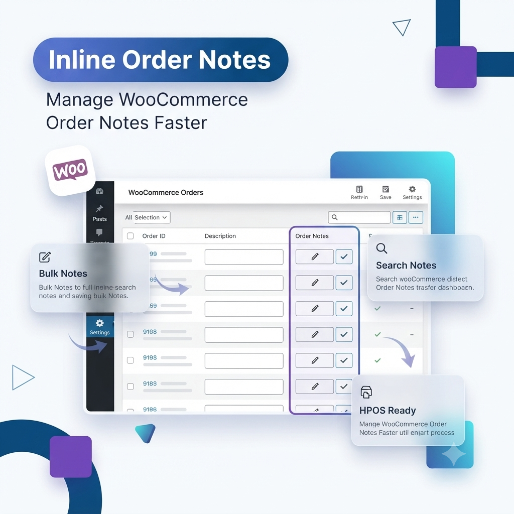 Inline Order Notes