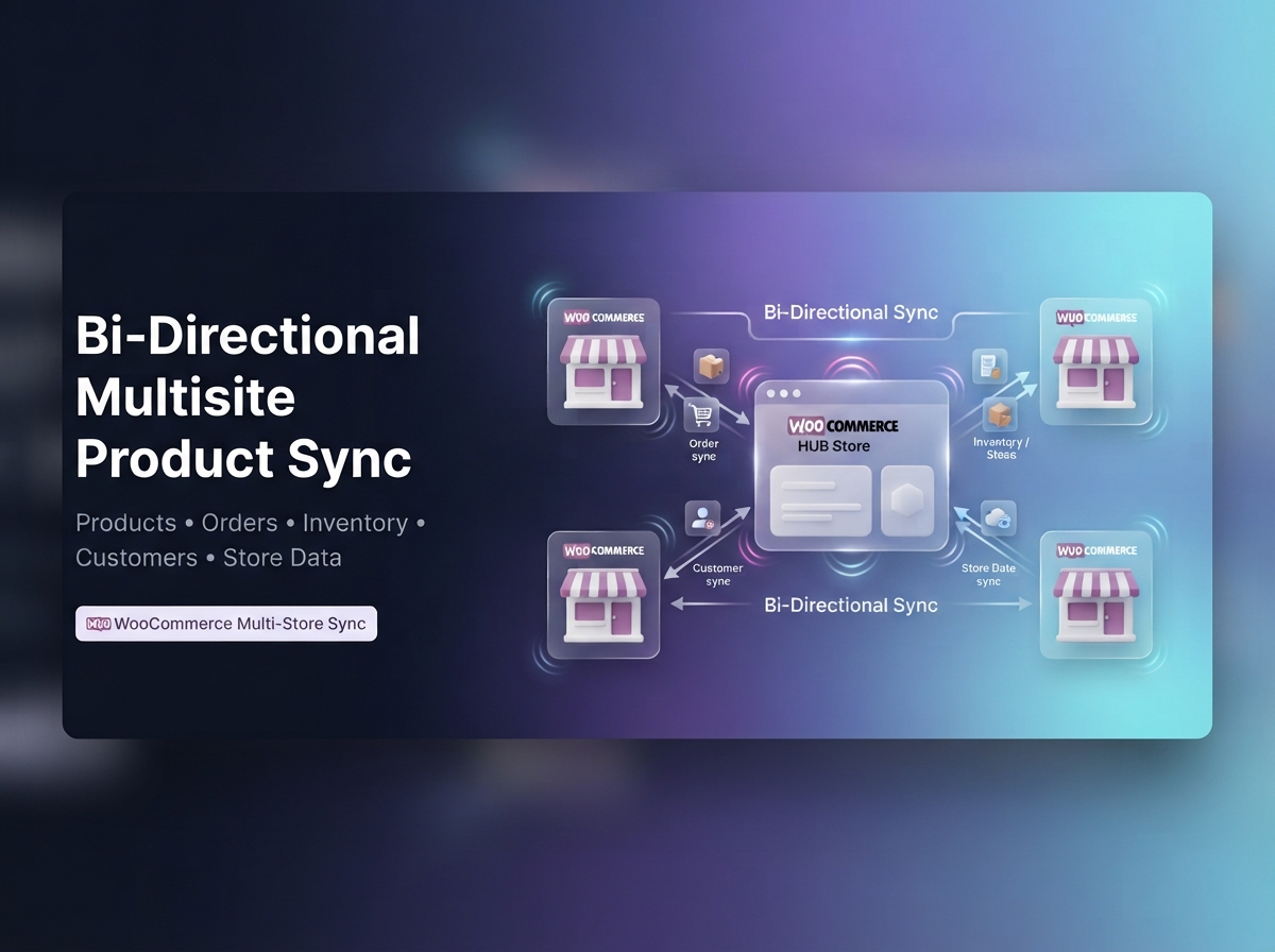 WooCommerce Two-Way Multi Store Product & Inventory Sync